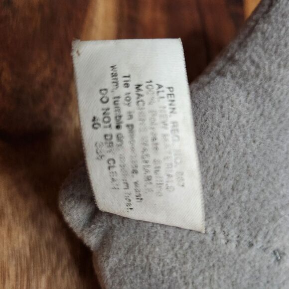 Vintage 1985 Tonka Pound Puppies – Grey Plush Dog, Made in Korea - Picture 12 of 14